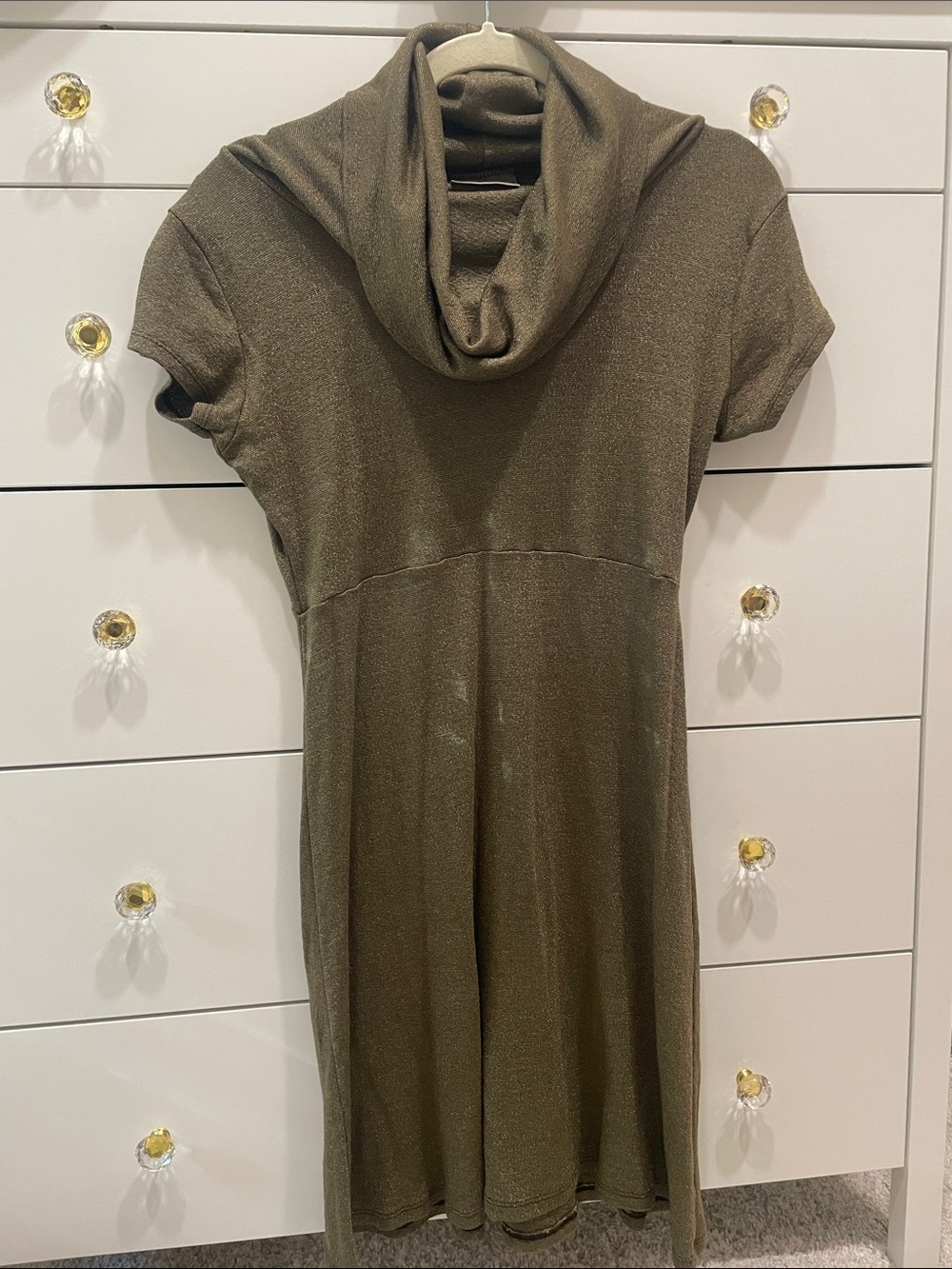 Michael Stars Olive Cowl Neck Dress